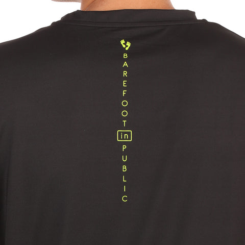 Barefoot In Public Men's Mahi Mahi Logo Long Sleeve Performance Shirt - Planet Ocean Edition